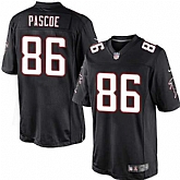 Nike Men & Women & Youth Falcons #86 Pascoe Black Team Color Game Jersey,baseball caps,new era cap wholesale,wholesale hats